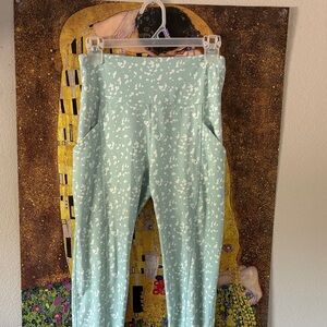 Forever 21 Mint Patterned Leggings